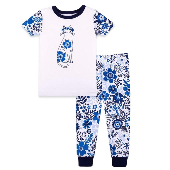 NWT- Lamaze Organic Baby Kitty Cat Pajamas - Picture 1 of 6